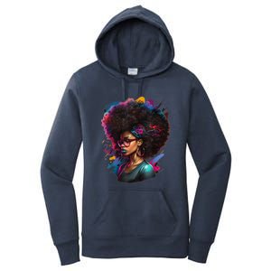 Afro Hair Beauty Fashion Funny History Month Women's Pullover Hoodie