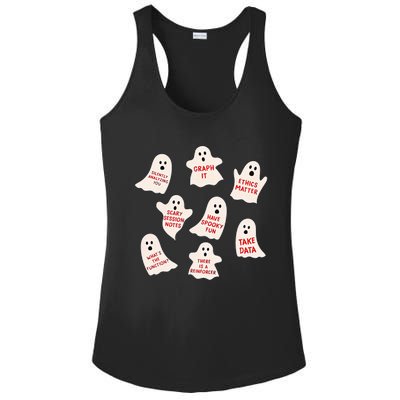 Aba Halloween Behavior Fall Applied Behavior Analysis Ladies PosiCharge Competitor Racerback Tank