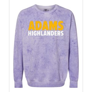 Adams Highlanders Bold Colorblast Crewneck Sweatshirt