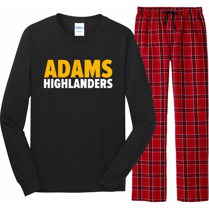 Adams Highlanders Bold Long Sleeve Pajama Set