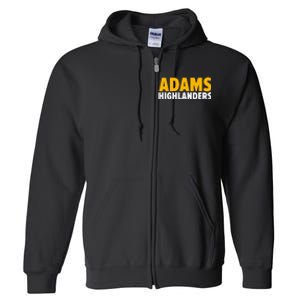 Adams Highlanders Bold Full Zip Hoodie