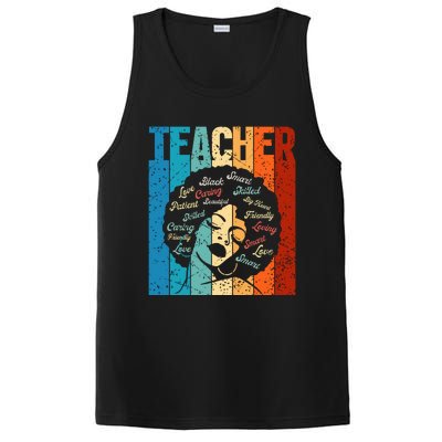 Afro Hair Black History Smart African American Teacher Gift PosiCharge Competitor Tank