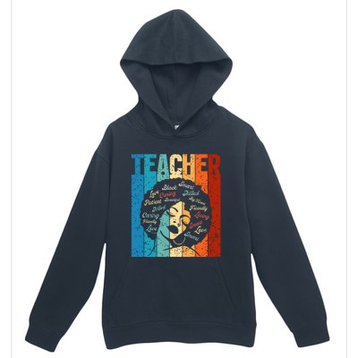 Afro Hair Black History Smart African American Teacher Gift Urban Pullover Hoodie