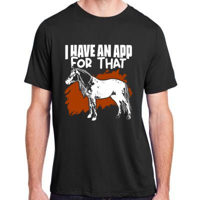 Appaloosa Horse Breed Derby Barrel Racing Horse Lover Cow Gift Adult ChromaSoft Performance T-Shirt