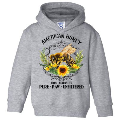 American Honey Bee Funny Beekeeping Gift For Beekeeper Toddler Hoodie