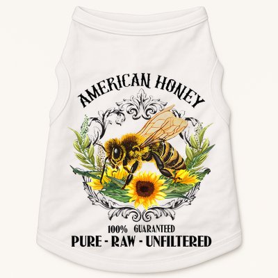 American Honey Bee Funny Beekeeping Gift For Beekeeper Doggie Tank
