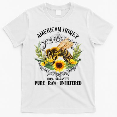 American Honey Bee Funny Beekeeping Gift For Beekeeper T-Shirt