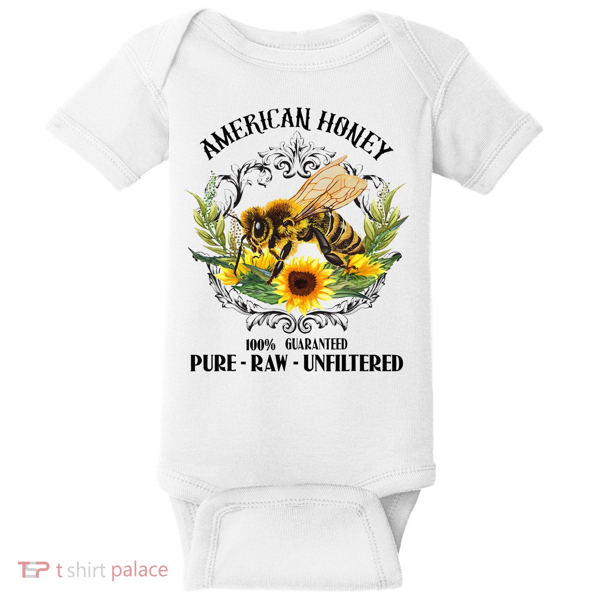 American Honey Bee Funny Beekeeping Gift For Beekeeper Baby Bodysuit
