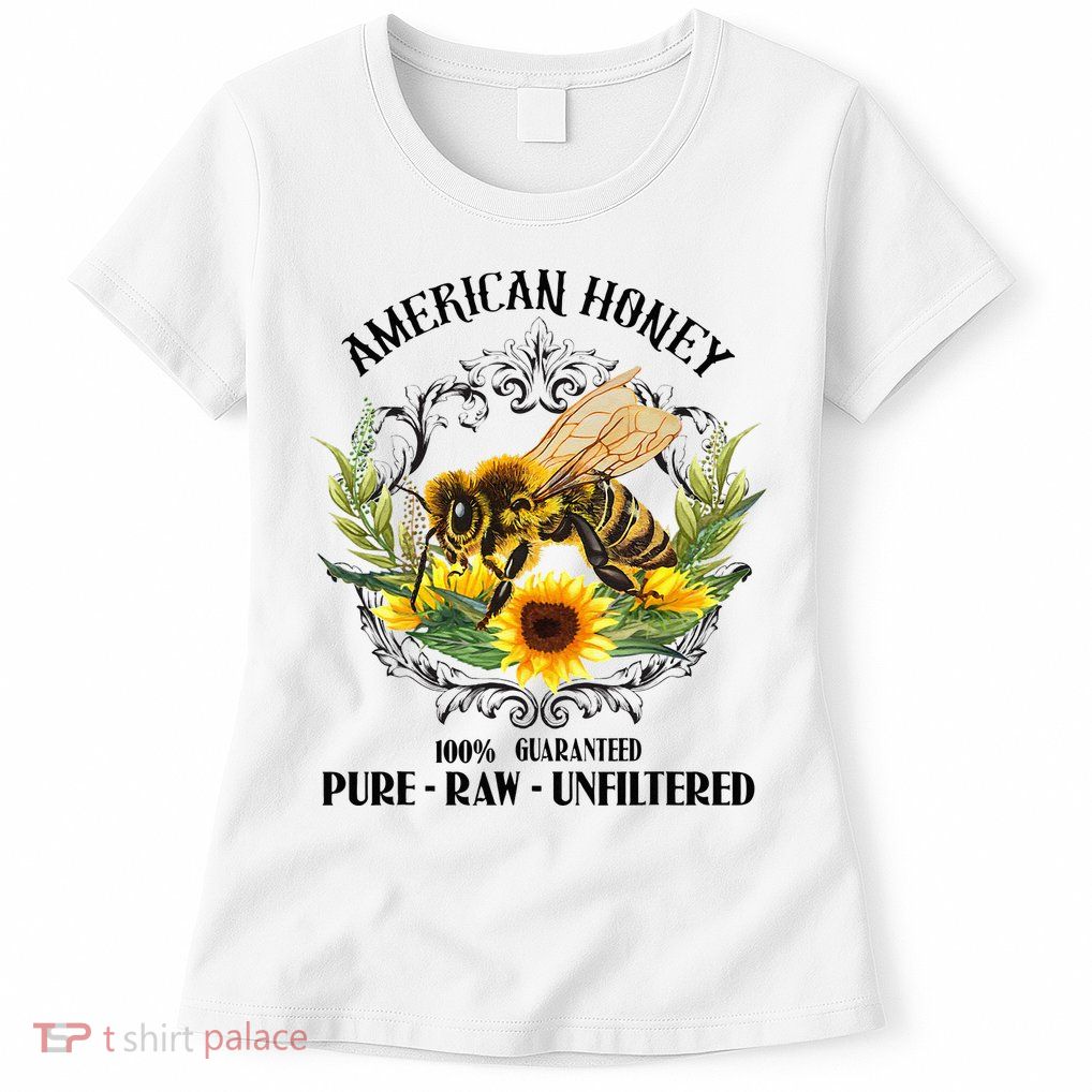American Honey Bee Funny Beekeeping Gift For Beekeeper Womens T-Shirt