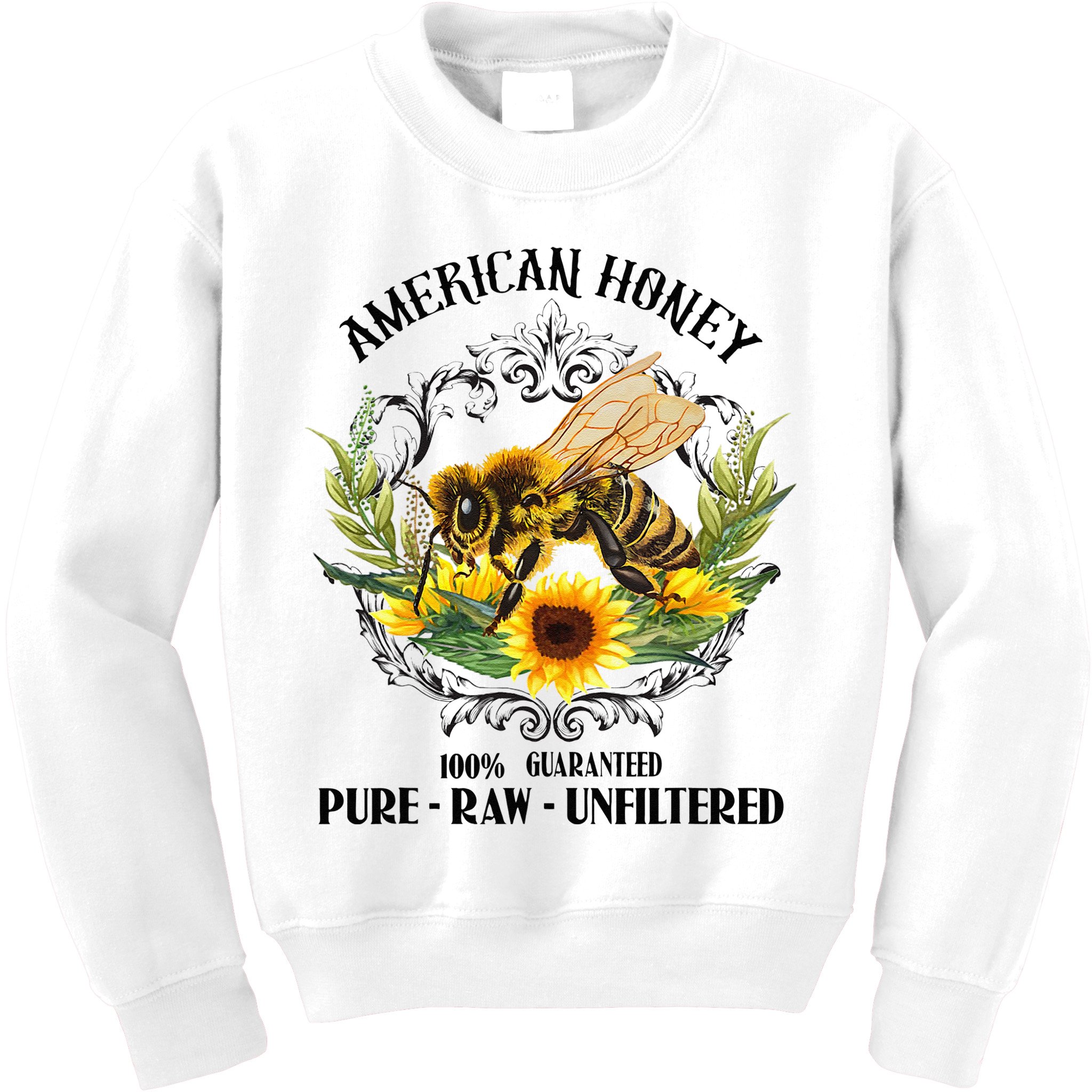 American Honey Bee Funny Beekeeping Gift For Beekeeper Kids Sweatshirt