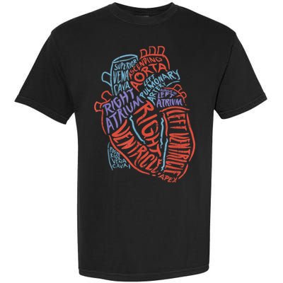 Anatomy Heart Cardiology Student Medical Professional Garment-Dyed Heavyweight T-Shirt
