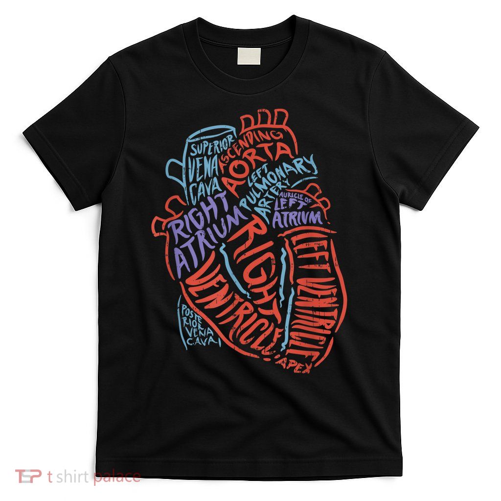 Anatomy Heart Cardiology Student Medical Professional T-Shirt