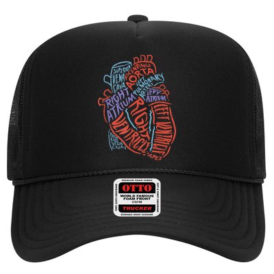 Anatomy Heart Cardiology Student Medical Professional Trucker Hat
