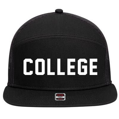 Animal House College 7 Panel Mesh Trucker Snapback Hat