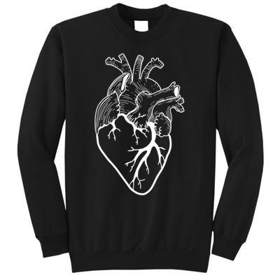 Anatomical Heart Cardiac Nurse Sweatshirt