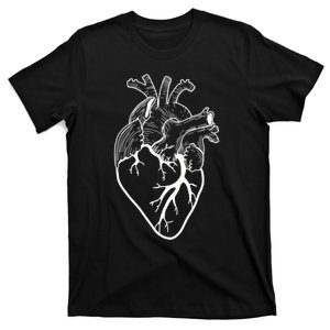 Anatomical Heart Cardiac Nurse T-Shirt