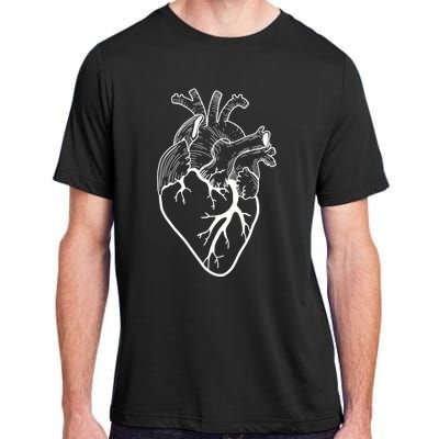 Anatomical Heart Cardiac Nurse Adult ChromaSoft Performance T-Shirt