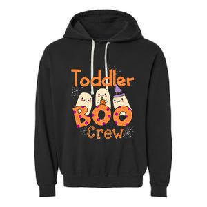 Adorable Halloween Costume for Toddler Daycare Ghostly Boo Crew Garment-Dyed Fleece Hoodie