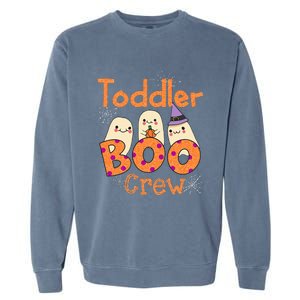 Adorable Halloween Costume for Toddler Daycare Ghostly Boo Crew Garment-Dyed Sweatshirt