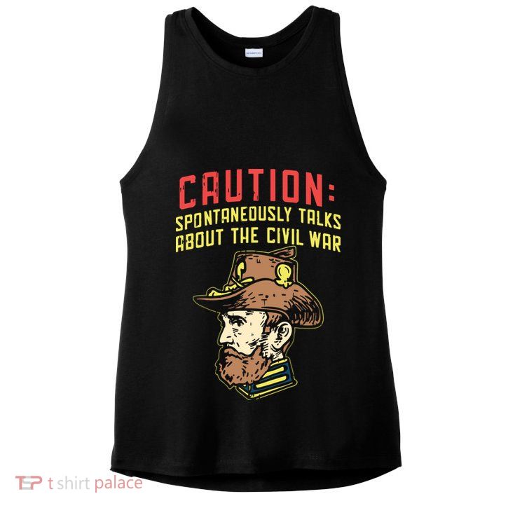American History Civil War Enthusiasts Ladies PosiCharge Tri-Blend Wicking Tank