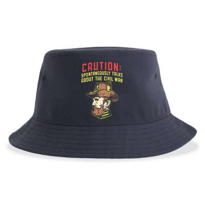 American History Civil War Enthusiasts Sustainable Bucket Hat