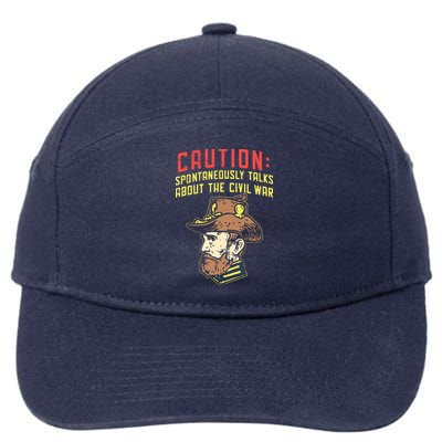 American History Civil War Enthusiasts 7-Panel Snapback Hat