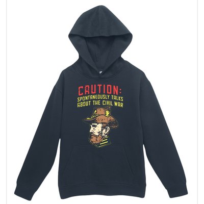 American History Civil War Enthusiasts Urban Pullover Hoodie