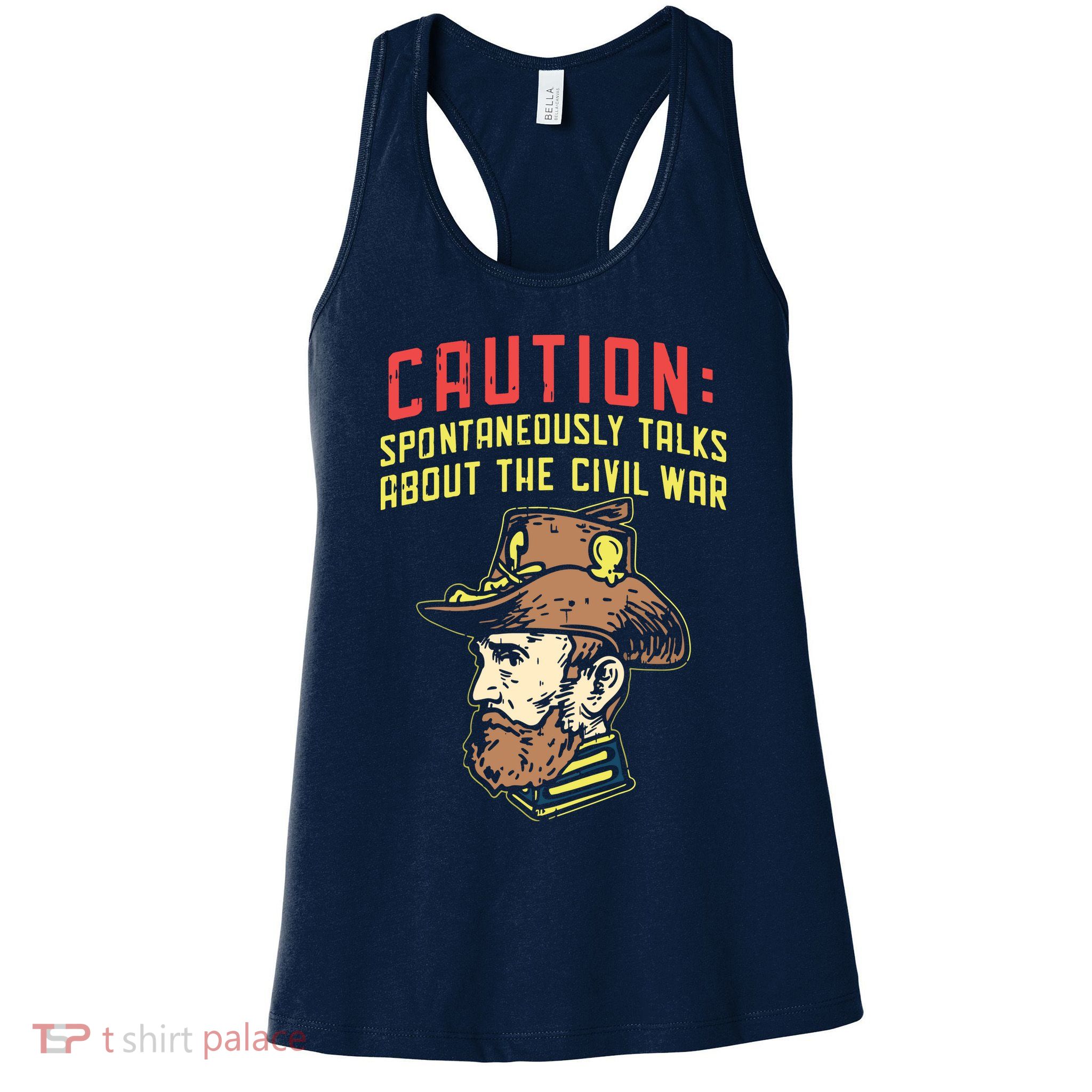 American History Civil War Enthusiasts Womens Tank Top
