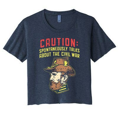 American History Civil War Enthusiasts Crop Top