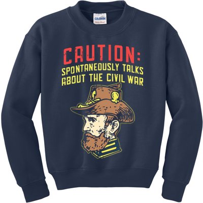 American History Civil War Enthusiasts Kids Sweatshirt
