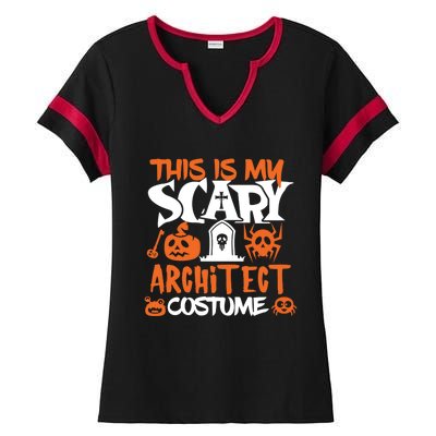 Architect Halloween Costume Funny Tees Ladies Halftime Notch Neck Tee