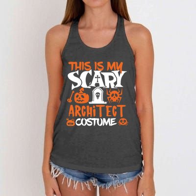 Architect Halloween Costume Funny Tees Women's Knotted Racerback Tank