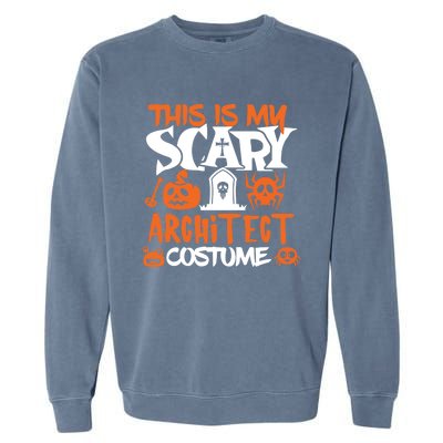 Architect Halloween Costume Funny Tees Garment-Dyed Sweatshirt