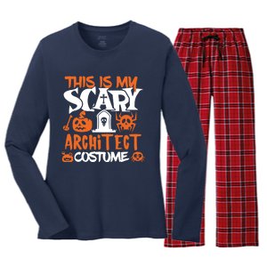 Architect Halloween Costume Funny Tees Women's Long Sleeve Flannel Pajama Set 