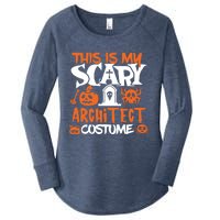 Architect Halloween Costume Funny Tees Women's Perfect Tri Tunic Long Sleeve Shirt