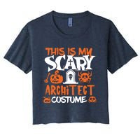 Architect Halloween Costume Funny Tees Women's Crop Top Tee