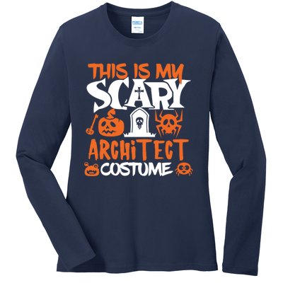 Architect Halloween Costume Funny Tees Ladies Long Sleeve Shirt