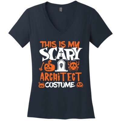 Architect Halloween Costume Funny Tees Women's V-Neck T-Shirt