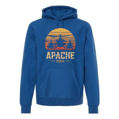 Apache Helicopters Christmas Vformation Sunset Military Great Gift Premium Hoodie