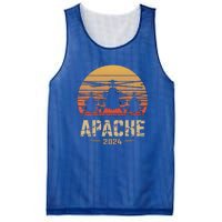 Apache Helicopters Christmas Vformation Sunset Military Great Gift Mesh Reversible Basketball Jersey Tank