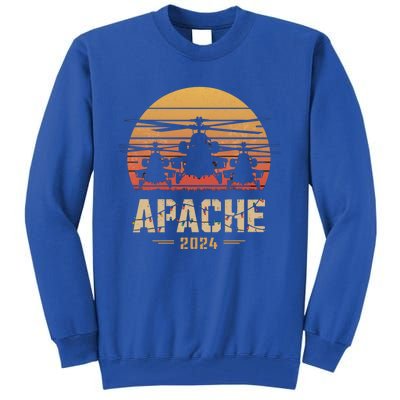 Apache Helicopters Christmas Vformation Sunset Military Great Gift Tall Sweatshirt