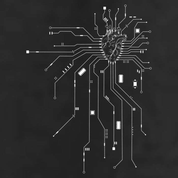 Anatomical Heart Cpu Processor Pcb Board Computer Programmer Gift Cool Comfort Performance Bucket Hat