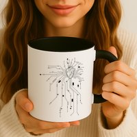 Anatomical Heart Cpu Processor Pcb Board Computer Programmer Gift Coffee Mug