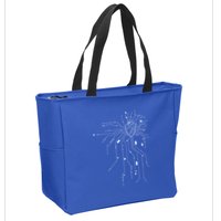 Anatomical Heart Cpu Processor Pcb Board Computer Programmer Gift Zip Tote Bag