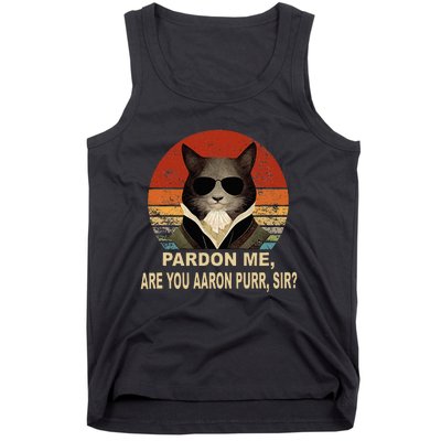 Alexander Hamilton Cat Tank Top