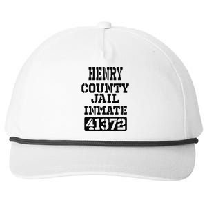 Alabama Henry County Jail Inmate Halloween Funny Costume Snapback Five-Panel Rope Hat