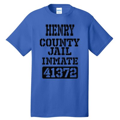 Alabama Henry County Jail Inmate Halloween Funny Costume Tall T-Shirt