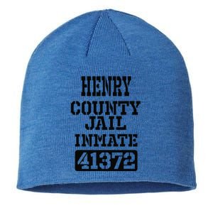 Alabama Henry County Jail Inmate Halloween Funny Costume Sustainable Beanie