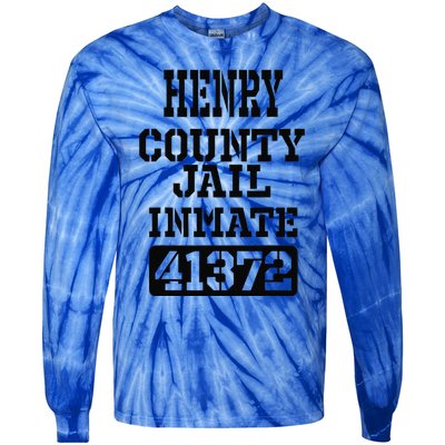 Alabama Henry County Jail Inmate Halloween Funny Costume Tie-Dye Long Sleeve Shirt