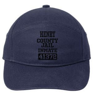 Alabama Henry County Jail Inmate Halloween Funny Costume 7-Panel Snapback Hat